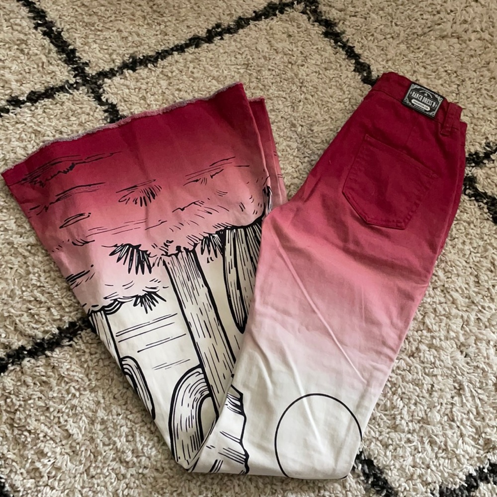 Ranch Dress’N Super Flare Cactus Jeans